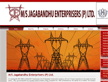 Tablet Screenshot of jagabandhuenterprisers.com